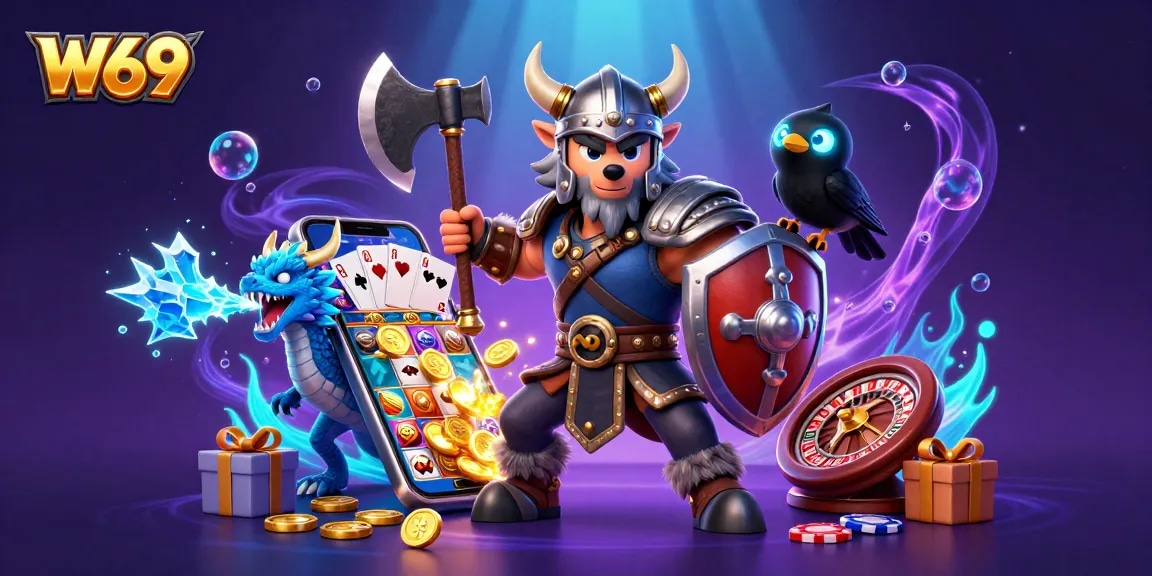 W69 casino warriors bring excitement with vibrant slots and gaming elements.