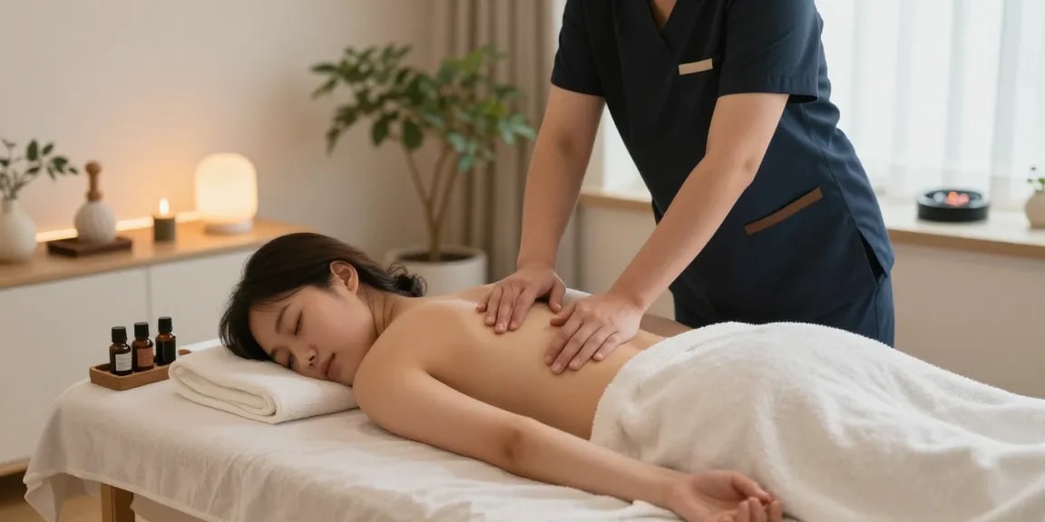 Providing 천호동출장마사지 in a serene home environment with professional therapist.