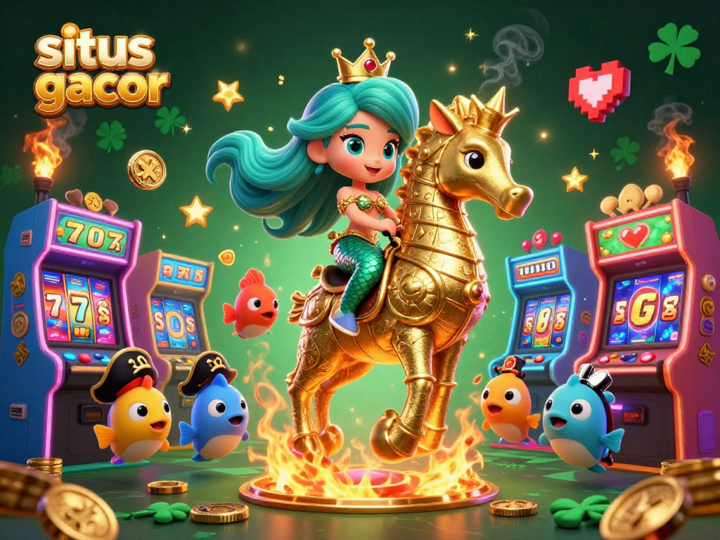 Win big with situs slot gacor in an exciting casino adventure featuring vibrant characters and games.