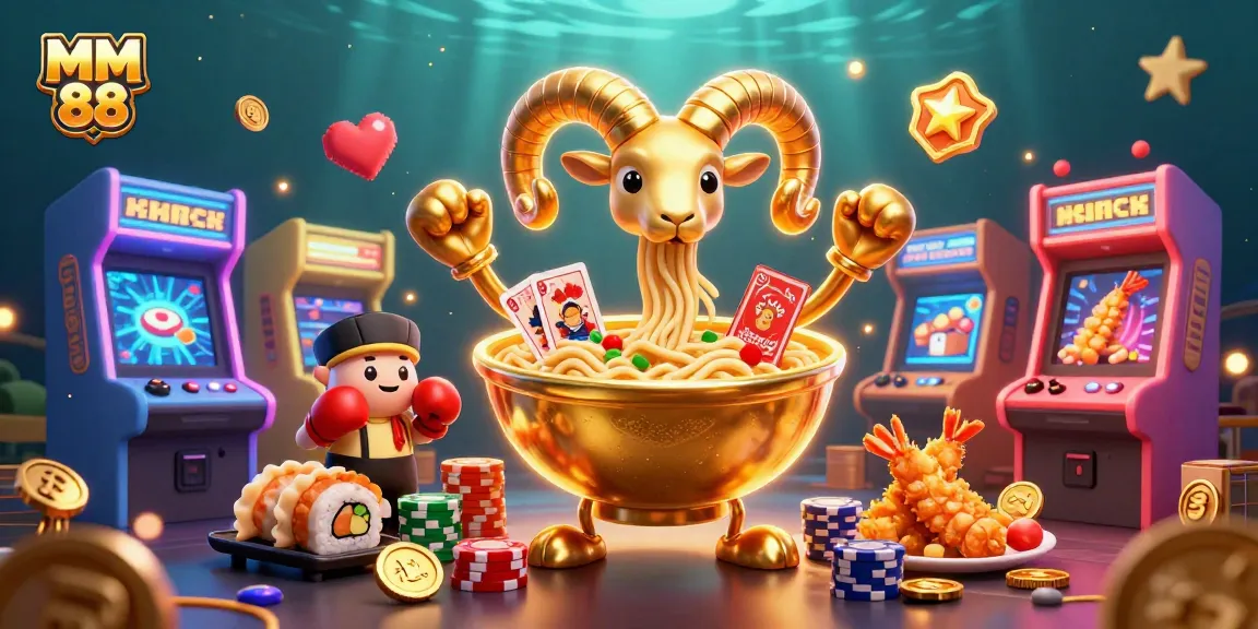Engage in exciting casino action with MM 88 featuring vibrant 3D characters and game elements.