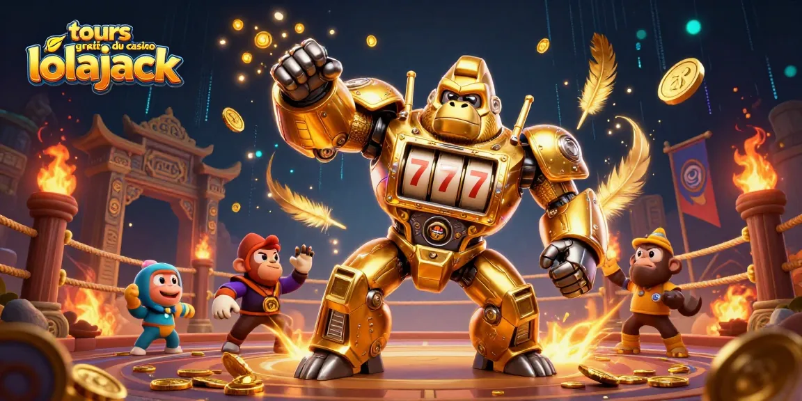 Experience thrilling bonuses with tours gratuits du casino lolajack featuring a vivid 3D illustration.