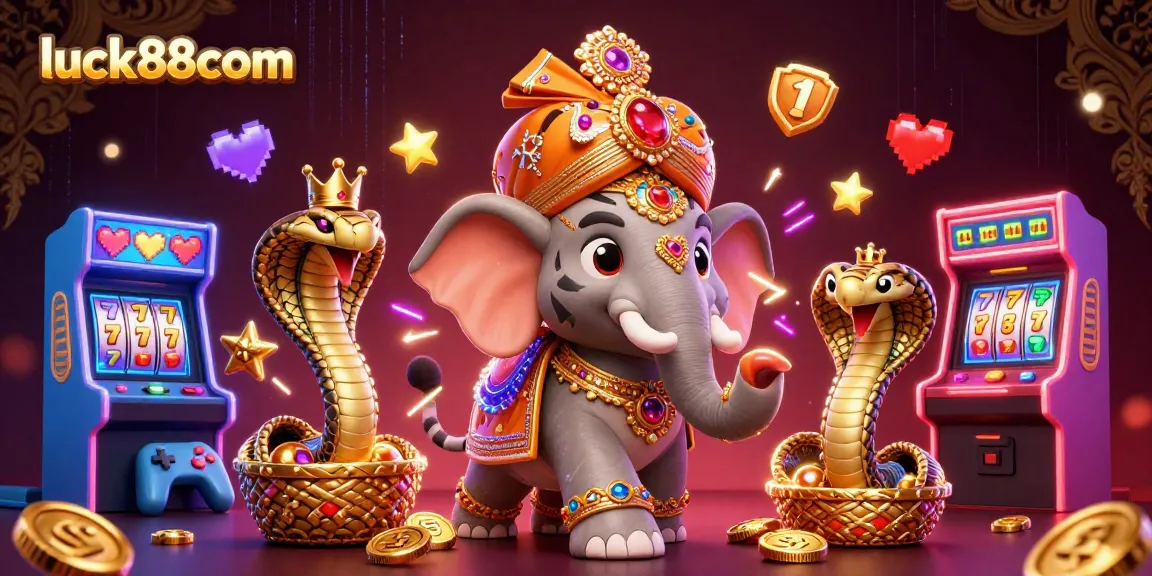 Experience thrilling action at luck88com with a vibrant 3D casino scene depicting excitement and luxury