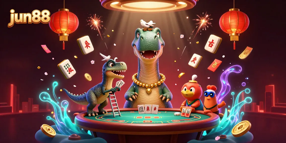 jun88 offers a thrilling 3D casino experience with unique characters and vibrant game elements for gamblers.