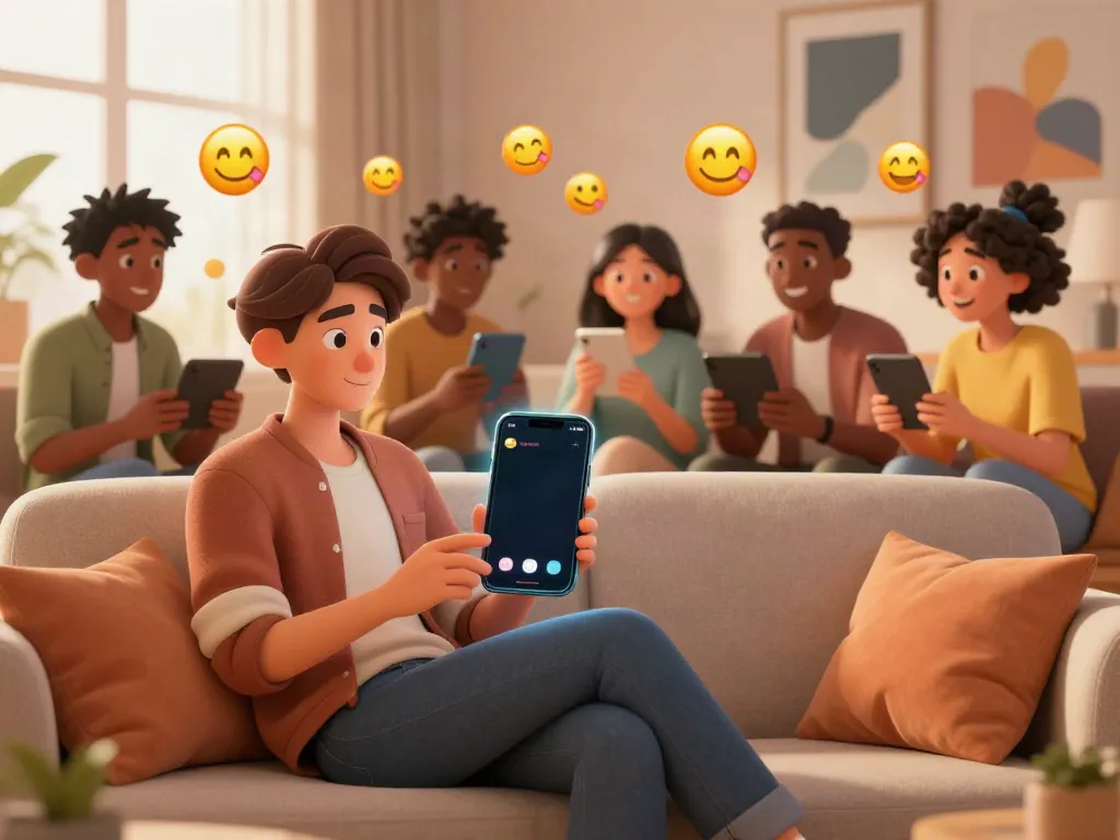 Engaging characters in a free AI sex chat, featuring a cozy virtual chat environment with inviting lighting.