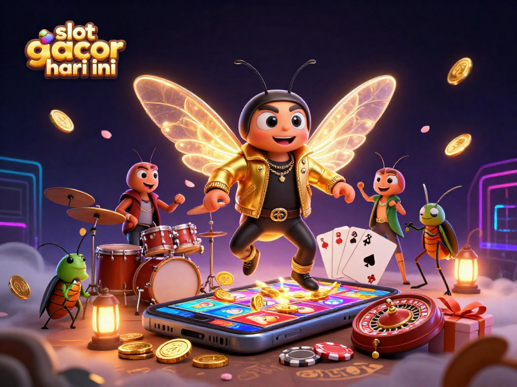 Experience thrilling slot gacor hari ini action with vibrant characters and dynamic game elements in this stunning illustration.