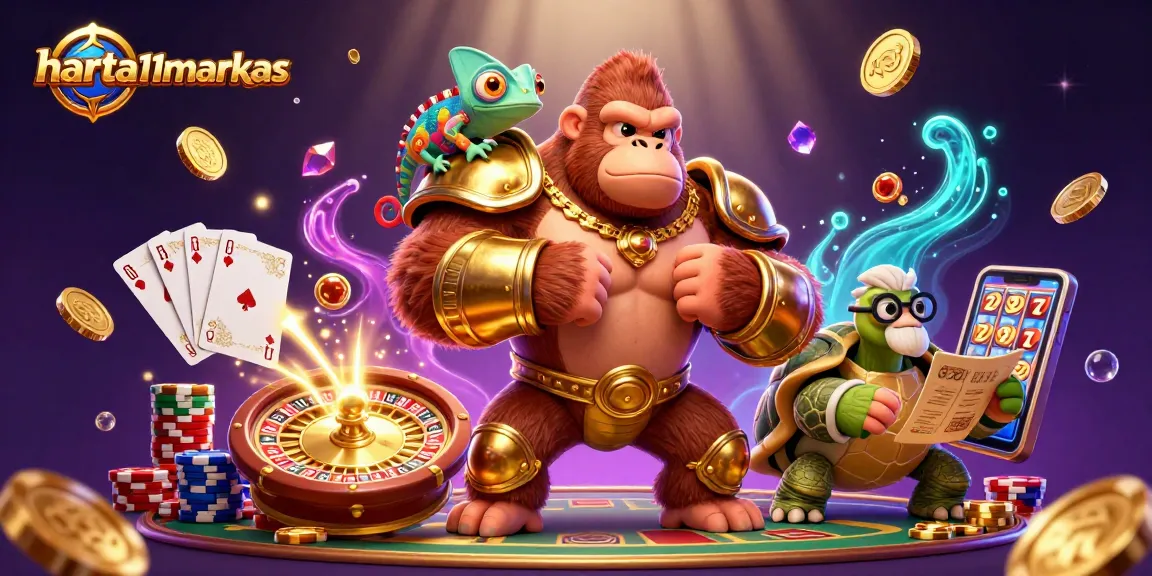 Experience the thrill of harta11markas with powerful characters and dynamic casino elements.