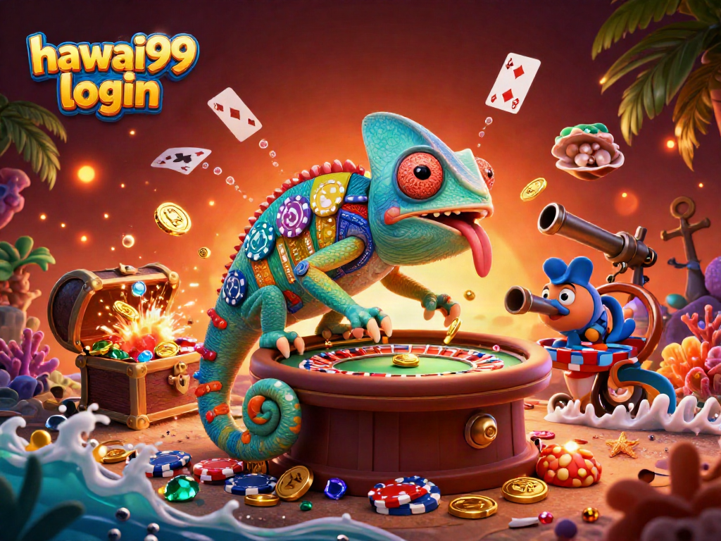 Join the fun at hawai99 login and experience vibrant casino adventure with chameleon and treasure!