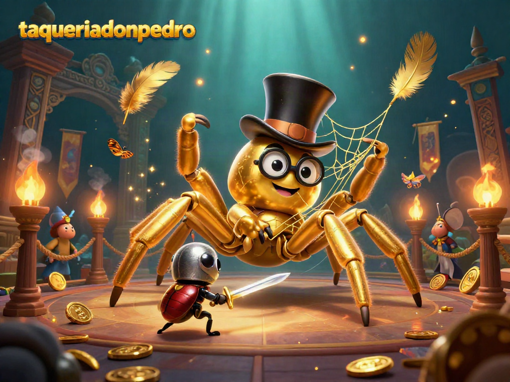 Engage with taqueriadonpedro's thrilling 3D gambling scene featuring vibrant characters and dynamic elements.