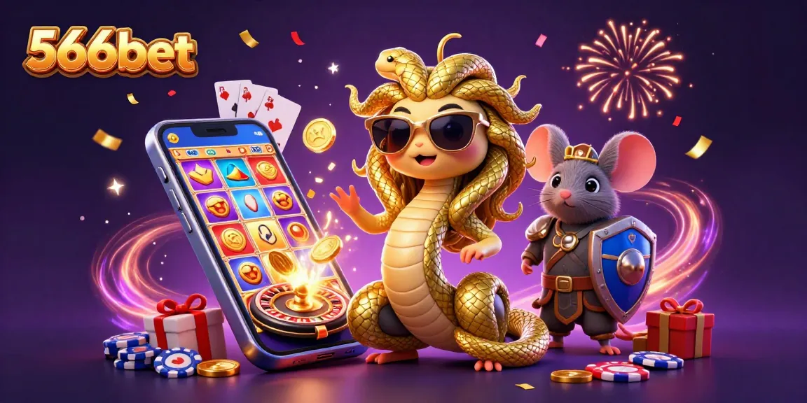 Engage with vibrant casino fun at 566bet as Medusa, a warrior mouse, and explosive game elements bring excitement to gaming.