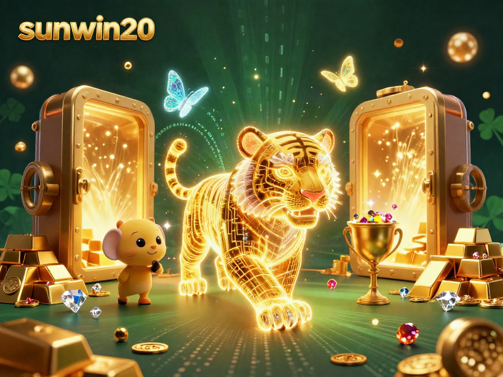 Experience thrilling adventure with sunwin20 in a vibrant digital casino, featuring enchanting characters.