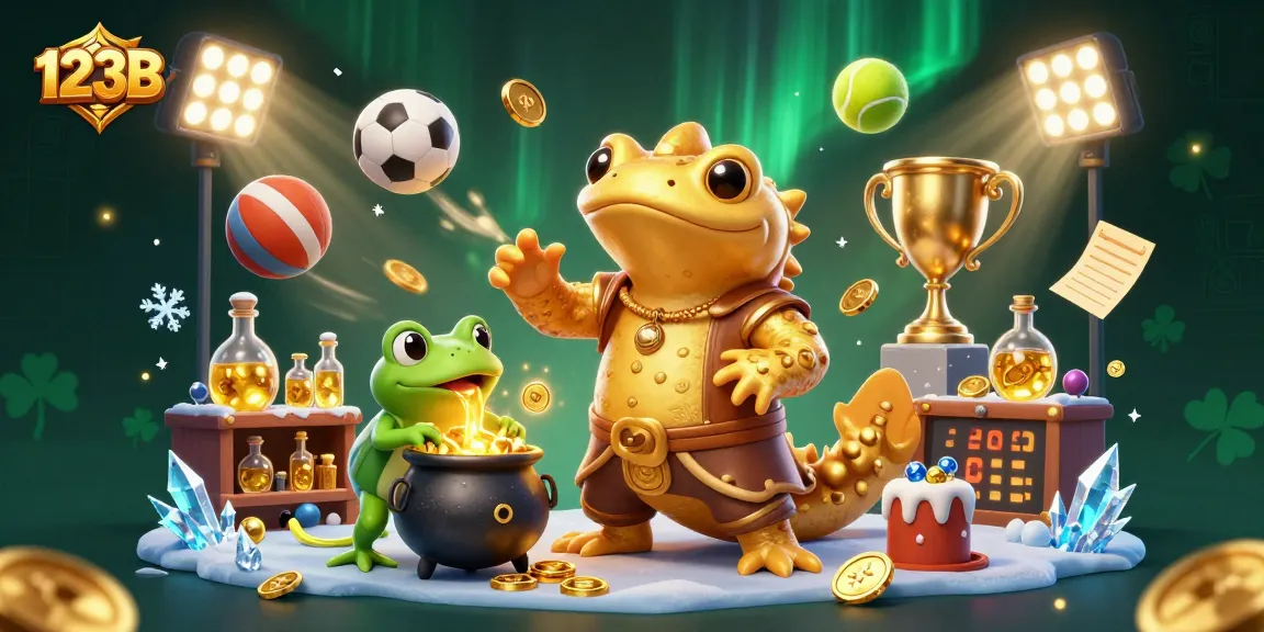 Join the excitement at 123B, where a golden salamander alchemist transforms metals into gold in a vibrant casino scene.