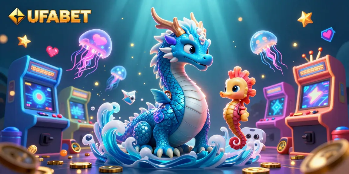 Experience engaging gameplay at UFABET with vibrant 3D casino-themed characters and elements.