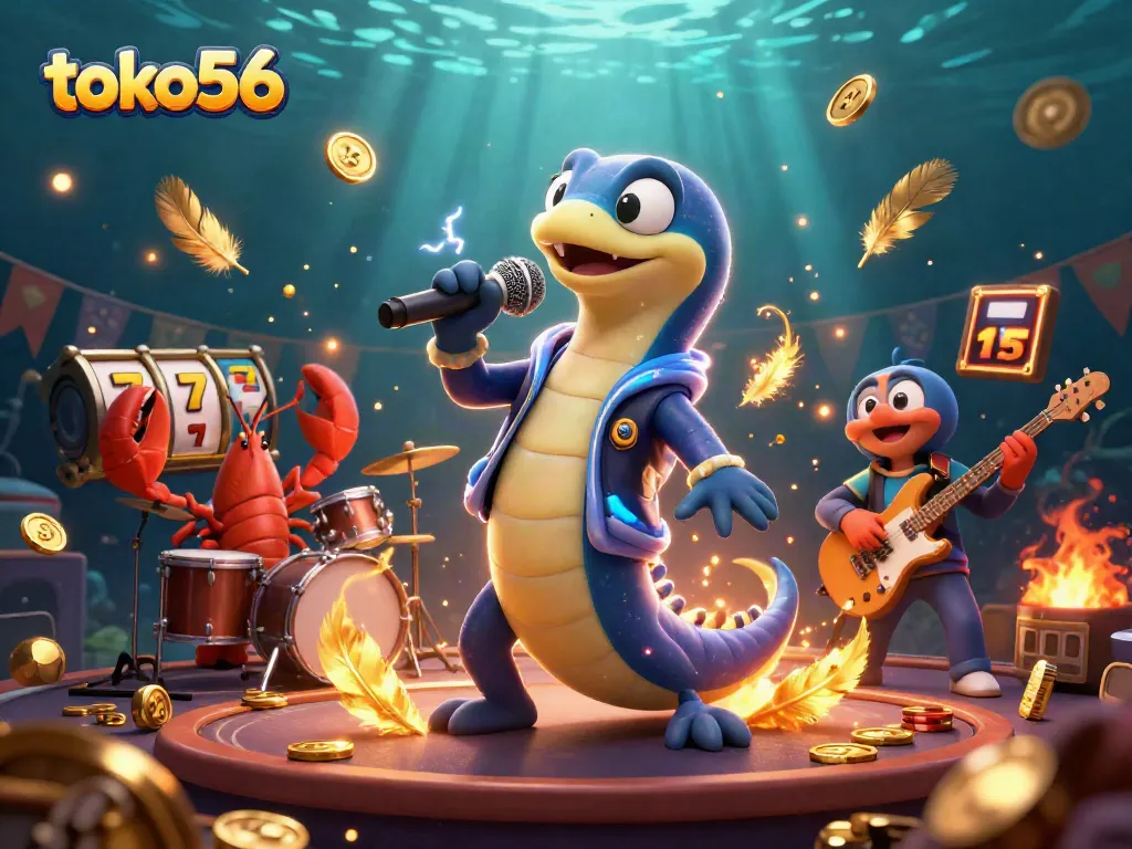 Menangkan jackpot di toko56 dengan slot yang mengasyikkan dan aktivitas kasino bawah laut yang menampilkan karakter menarik.