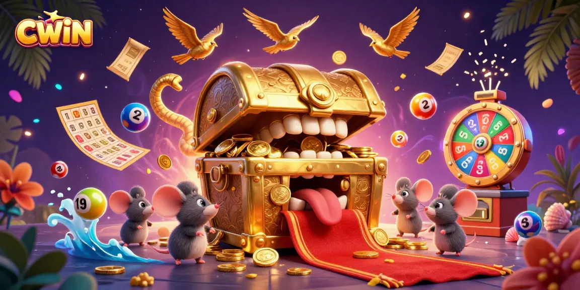Spin and win big with CWIN's vibrant lottery scene filled with fun elements and dynamic action.