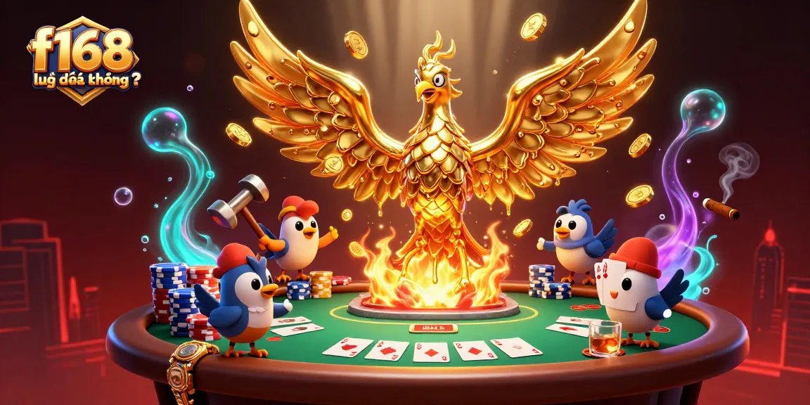 Engage with thrilling gameplay at f168 lừa đảo không ? with gold phoenix and poker elements.