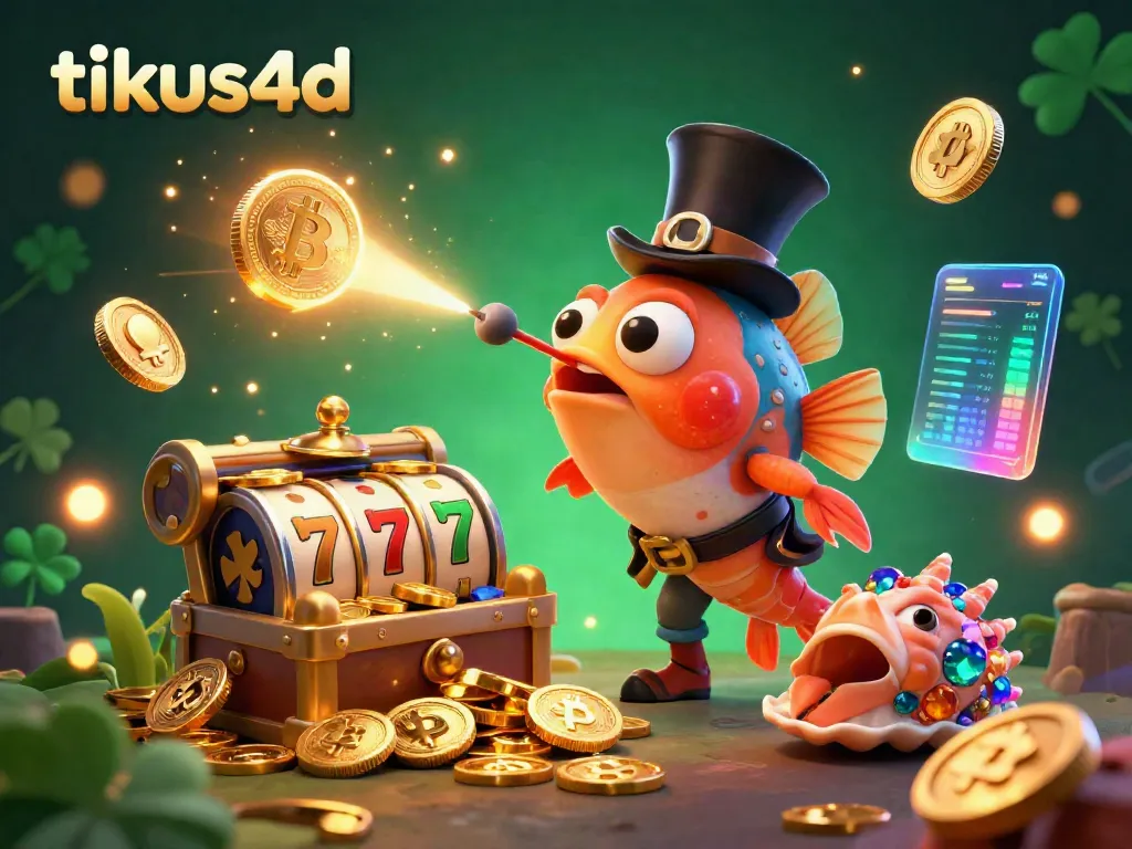 Permainan slot menarik dengan tikus4d dan simbol keberuntungan yang bersinar