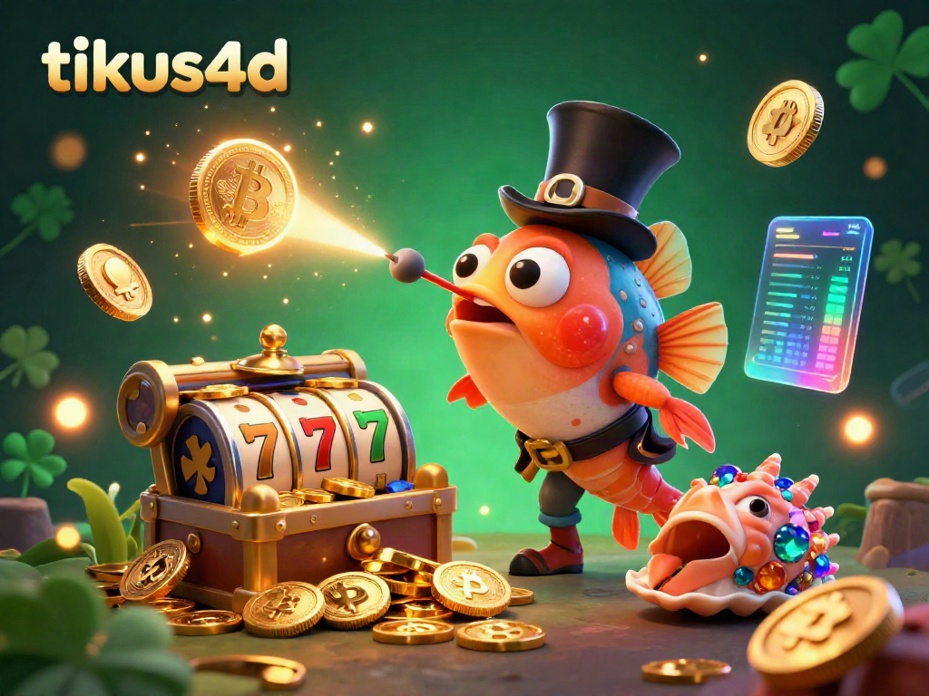 Permainan slot menarik dengan tikus4d dan simbol keberuntungan yang bersinar